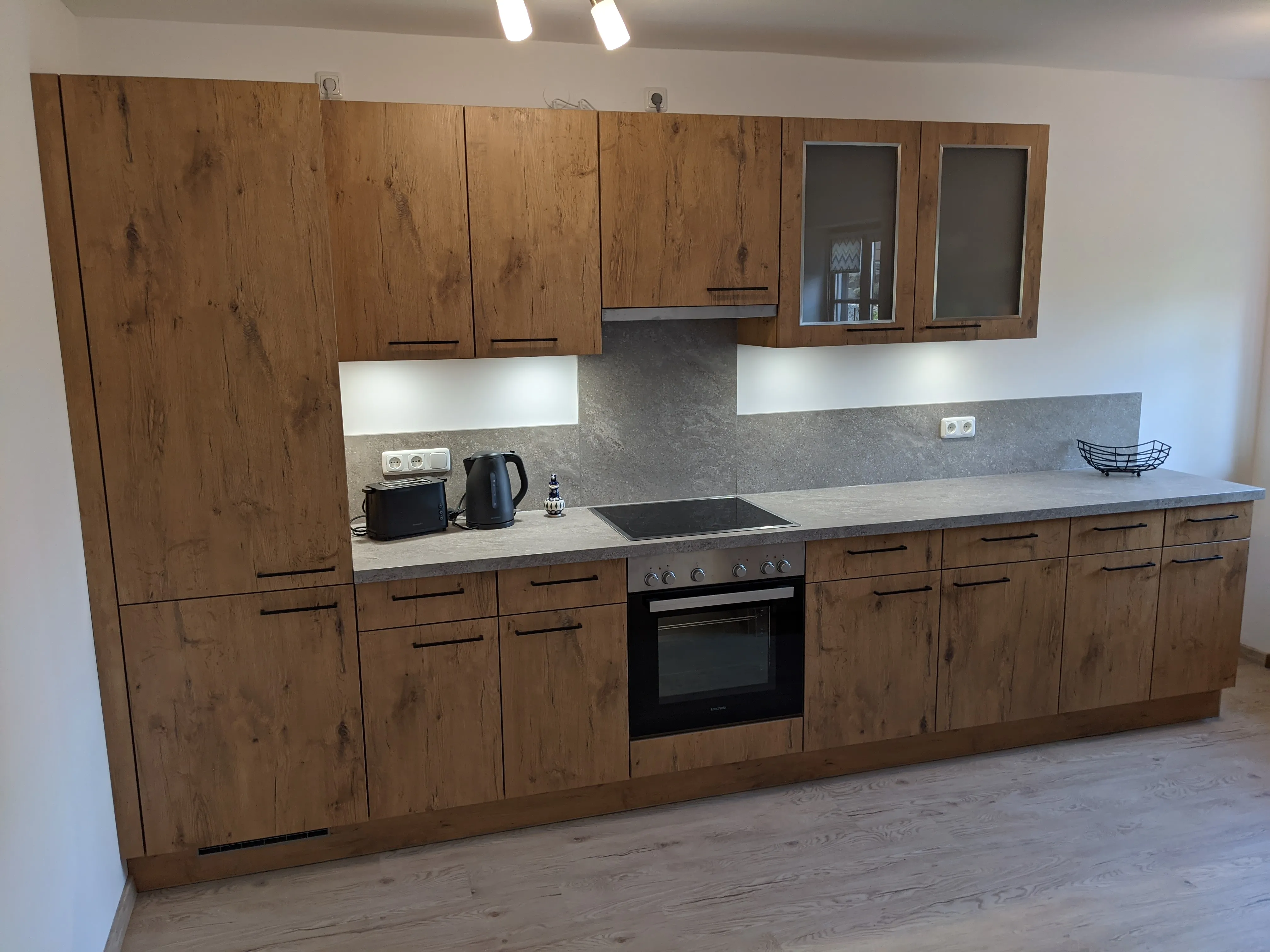 Wohn-Essbereich der Ferienwohnung in Arzbach
